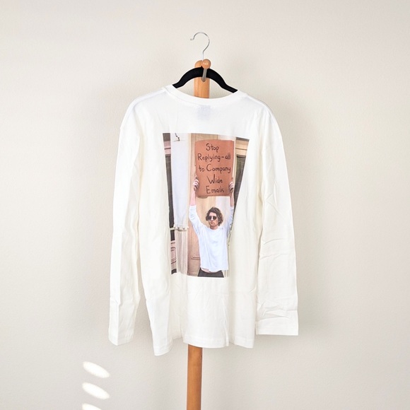 ZARA © F Jerry Print Long Sleeve T-Shirt - Picture 1 of 5